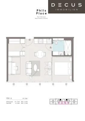 1-Zimmer-Wohnung kaufen in Wien – 40 m², € 220.000 – Bild 32 von 34