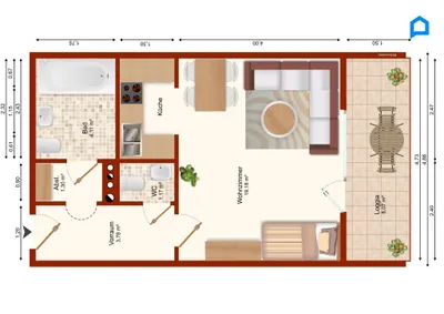 1-Zimmer-Wohnung mieten in Wien – 41 m², € 771 – Bild 2 von 22