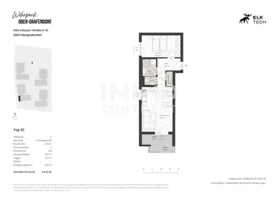 2-Zimmer-Wohnung kaufen in Sankt Pölten Land – 54,42 m², € 185.000 – Bild 8 von 8