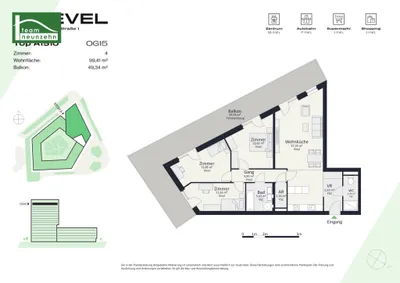 4-Zimmer-Wohnung mieten in Graz – 99,41 m², € 1.799 – Bild 24 von 24