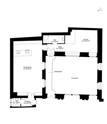 2-Zimmer-Wohnung mieten in Wien – 75 m², € 2.584 – Bild 12 von 12