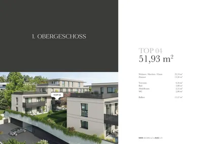 2-Zimmer-Wohnung kaufen in Graz – 51,93 m², € 326.525 – Bild 2 von 4