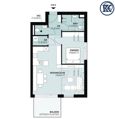 2-Zimmer-Wohnung kaufen in Wien – 59,24 m² – Bild 17 von 19