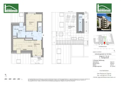 Immobilie kaufen in Wien – 53,84 m², € 441.000 – Bild 19 von 19