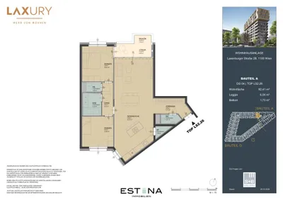 3-Zimmer-Wohnung kaufen in Wien – 92,23 m², € 540.000 – Bild 18 von 19