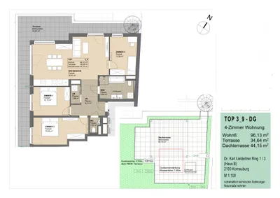 4-Zimmer-Wohnung kaufen in Korneuburg – 96,13 m², € 590.000 – Bild 19 von 19
