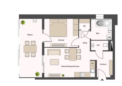 2-Zimmer-Wohnung kaufen in Spittal an der Drau – 50,29 m², € 309.000 – Bild 8 von 8