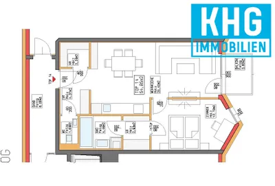 2-Zimmer-Wohnung kaufen in Tulln – 55 m², € 299.600 – Bild 4 von 6