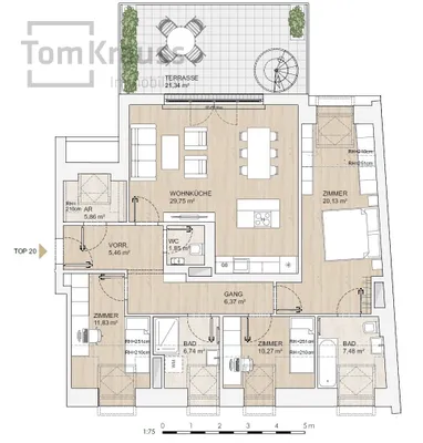 4-Zimmer-Wohnung kaufen in Wien – 105,78 m², € 1.629.600 – Bild 13 von 16