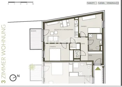3-Zimmer-Wohnung mieten in Graz – 61,5 m², € 778 – Bild 11 von 11