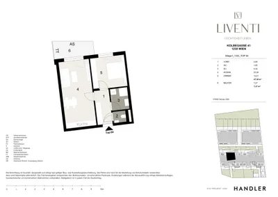 2-Zimmer-Wohnung kaufen in Wien – 47,3 m², € 279.000 – Bild 6 von 7