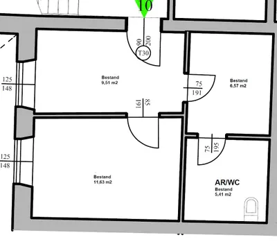 2-Zimmer-Gewerbeimmobilie mieten in Braunau am Inn – 33 m², € 345 – Bild 7 von 7