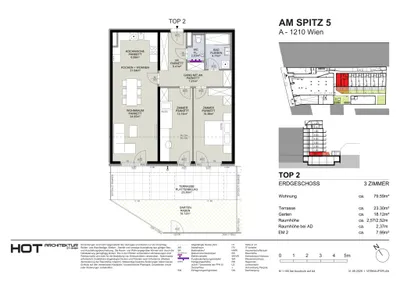 3-Zimmer-Wohnung kaufen in Wien – 79,59 m², € 495.400 – Bild 9 von 9