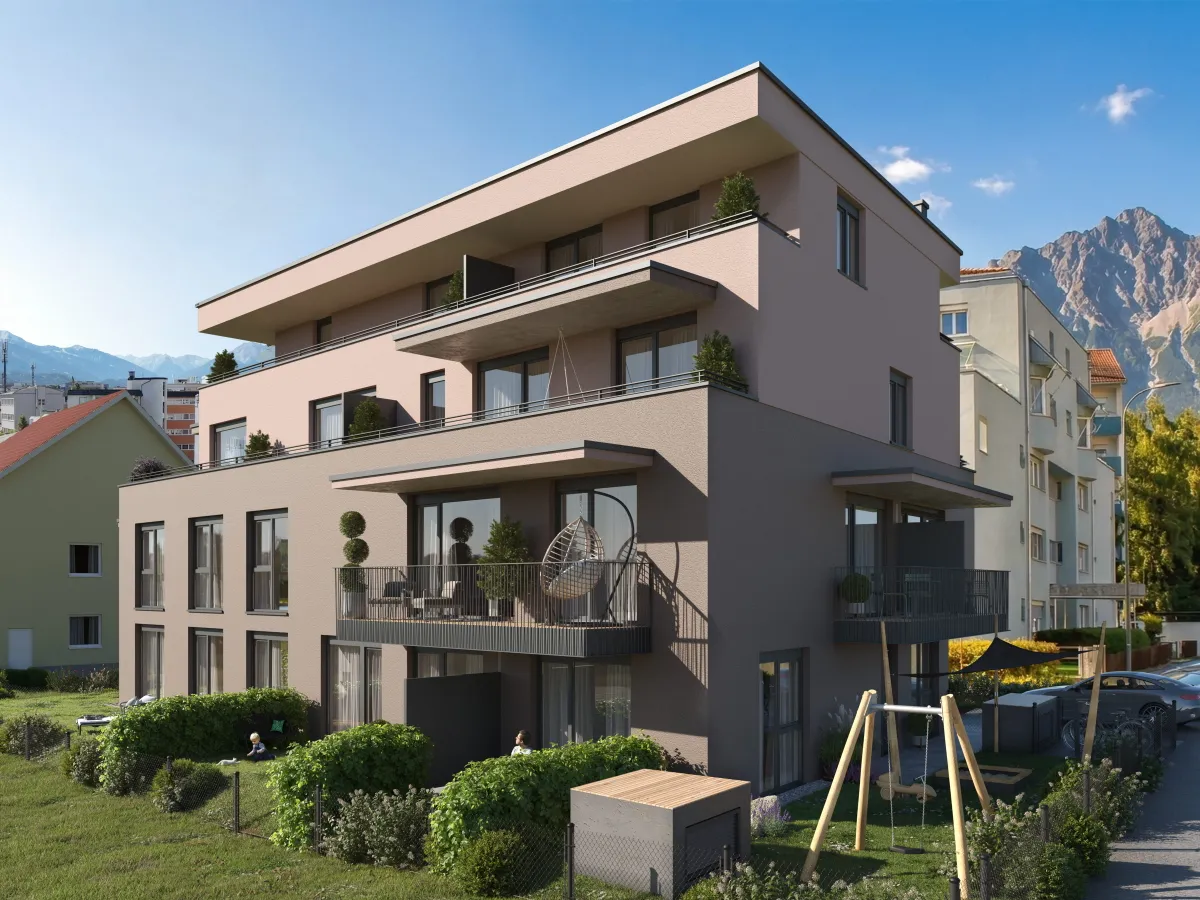 Hochwertige 3-Zimmer Neubau-Wohnung mit Balkon (W08) - Ansicht 3