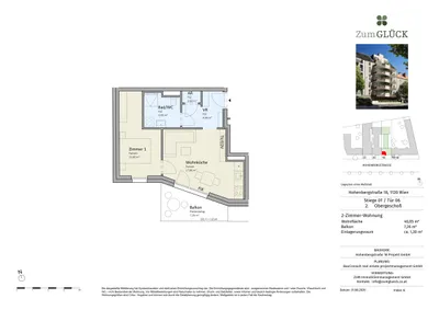 2-Zimmer-Wohnung kaufen in Wien – 40,32 m², € 295.000 – Bild 6 von 6
