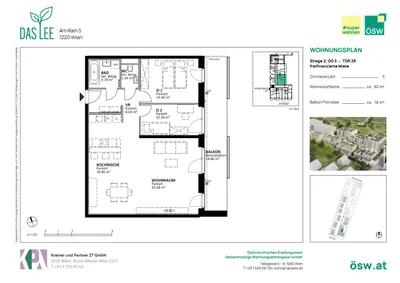 3-Zimmer-Wohnung mieten in Wien – 92,03 m², € 1.905 – Bild 1 von 8