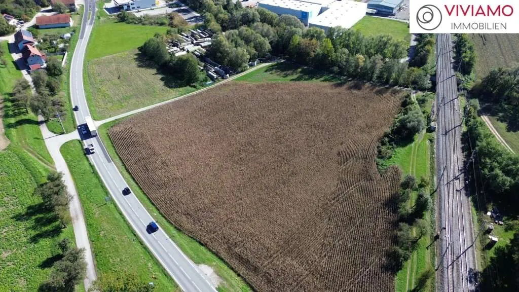Betriebsbaugrundstück (B) I 12.000 m² I ideale Verkehrsanbindung I Baubewilligung bereits vorhanden! – pohled 2