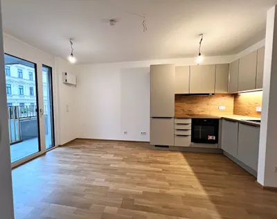 2-Zimmer-Erstbezug mit Loggia, Fußbodenheizung & hochwertiger Küche nahe Yppenplatz
