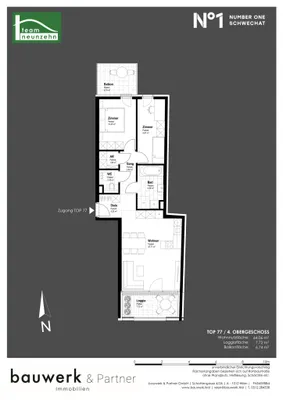 Immobilie kaufen in Bruck an der Leitha – 64,06 m², € 372.500 – Bild 15 von 15