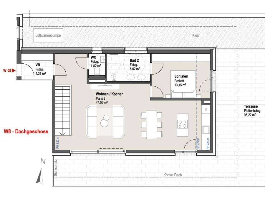 Wohnung – Saalbach-Hinterglemm, Achrain, Katastralgemeinde Saalbach - Ansicht 3