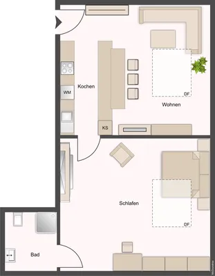 2-Zimmer-Wohnung mieten in Graz – 46,54 m², € 562 – Bild 10 von 10