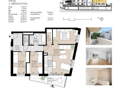 4-Zimmer-Wohnung kaufen in Baden – 78 m², € 479.712 – Bild 8 von 9