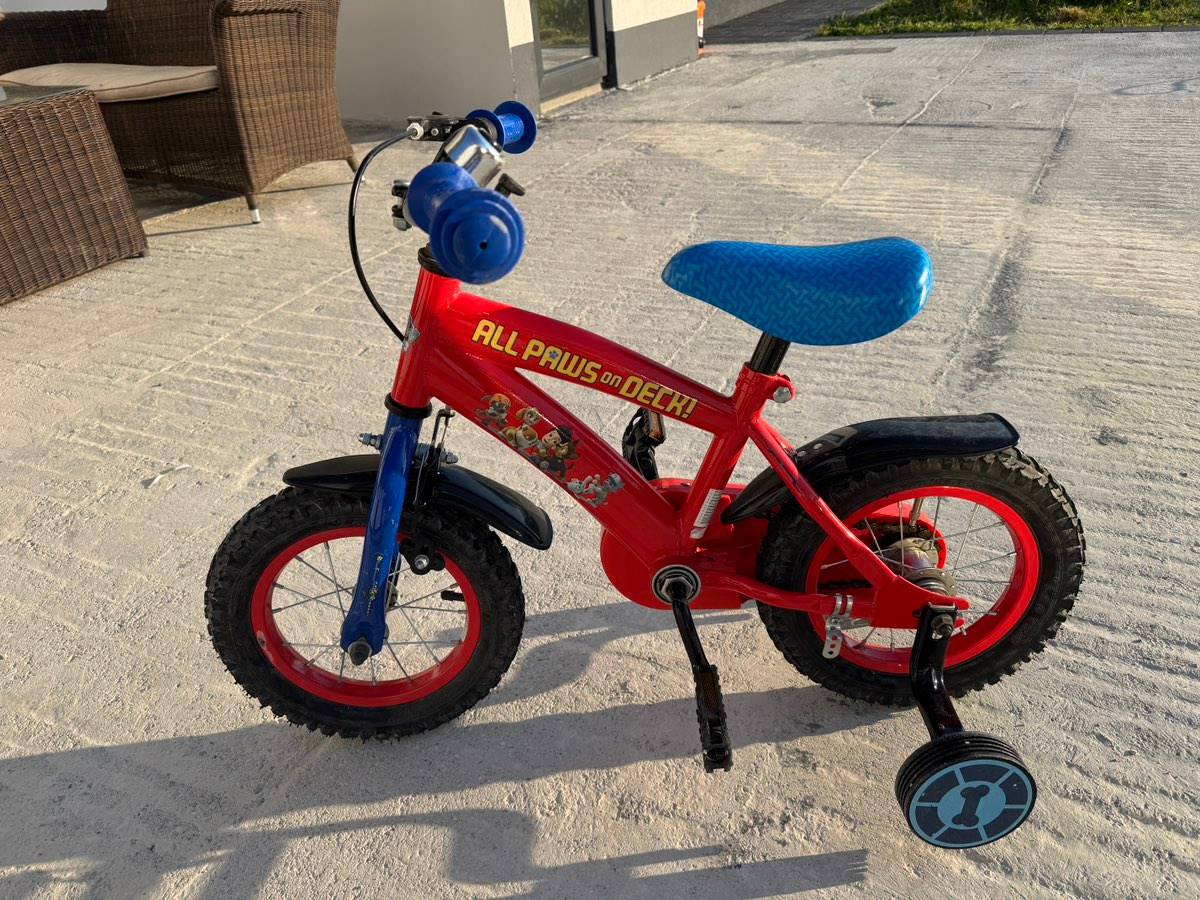 Kinderfahrrad Paw Patrol 12 Zoll mit Sttzrdern,  35,- (2435 Ebergassing)  - willhaben