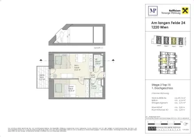 2-Zimmer-Wohnung mieten in Wien – 49,14 m², € 990 – Bild 8 von 8