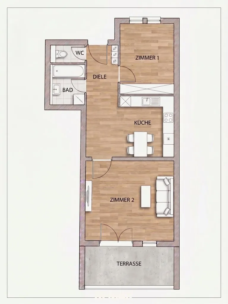 Wohnung – Graz, Harmsdorf, Jakomini - Ansicht 2