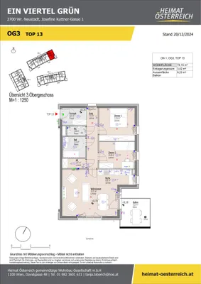 3-Zimmer-Wohnung kaufen in Wiener Neustadt – 76,15 m², € 272.279 – Bild 22 von 33