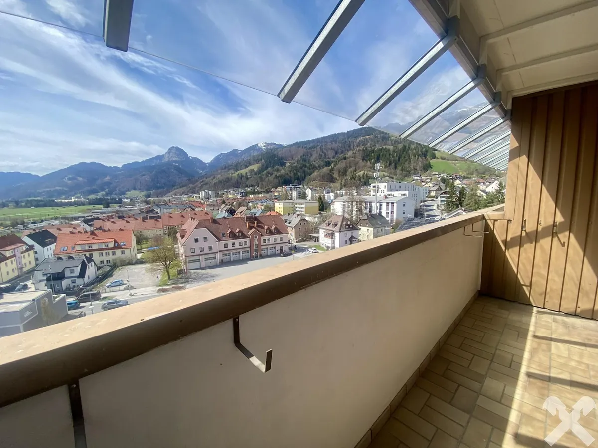 Zentral wohnen, Sonne genießen - gepflegte Mietwohnung am Hauptplatz Liezen - Ansicht 3