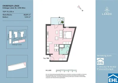 2-Zimmer-Wohnung mieten in Wien – 48,89 m², € 1.114 – Bild 14 von 14