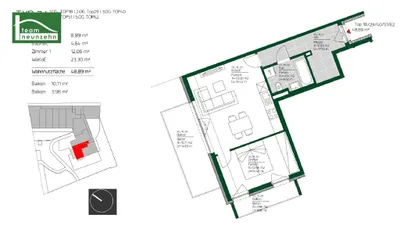 2-Zimmer-Wohnung mieten in Graz – 48,89 m², € 689 – Bild 21 von 21