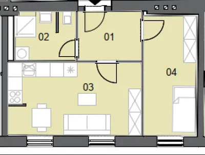 2-Zimmer-Wohnung kaufen in Graz – 41,63 m², € 70.000 – Bild 6 von 6