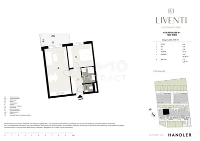 2-Zimmer-Wohnung kaufen in Wien – 47,3 m², € 289.000 – Bild 10 von 10