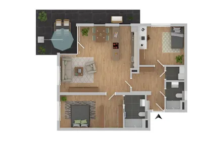 3-Zimmer-Wohnung kaufen in Villach – 83,8 m², € 410.000 – Bild 5 von 5