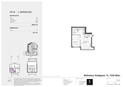 2-Zimmer-Wohnung kaufen in Wien – 39,06 m², € 321.000 – Bild 8 von 8