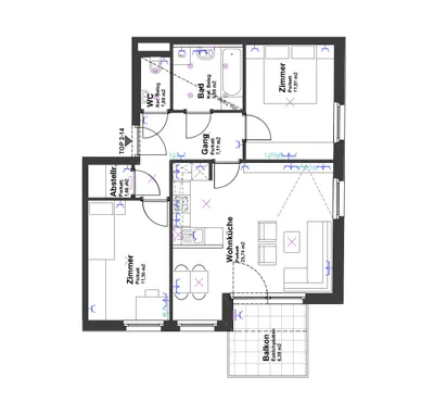 3-Zimmer-Wohnung mieten in Wien – 64,55 m², € 1.238 – Bild 9 von 10