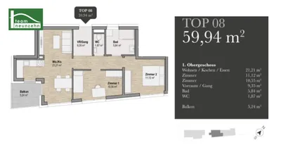 Immobilie kaufen in Graz – 59,7 m², € 329.720 – Bild 4 von 4