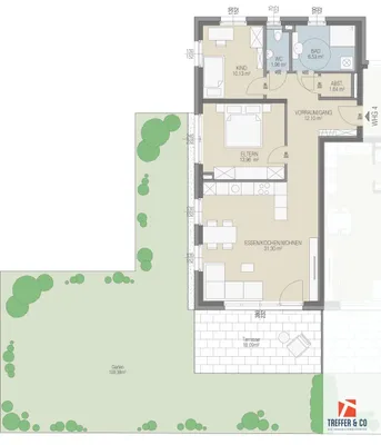 3-Zimmer-Wohnung kaufen in Kufstein – 77,8 m², € 499.000 – Bild 5 von 6