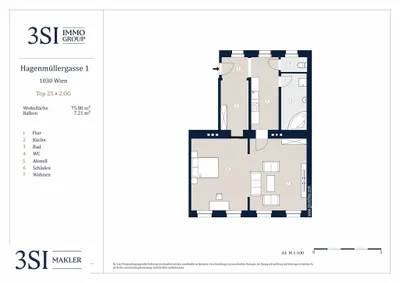 2-Zimmer-Wohnung kaufen in Wien – 75,8 m², € 499.000 – Bild 9 von 9