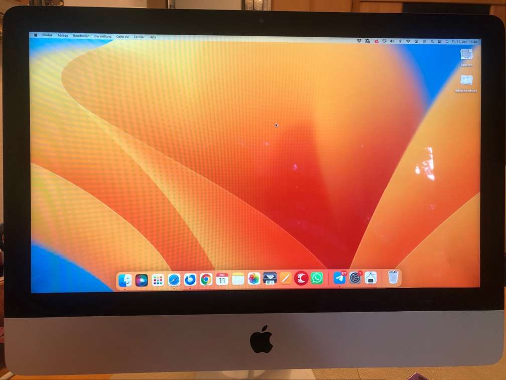 中古)Apple iMac 21.5-inch 鬱陶し Mid 2017 MNDY2J/A Core_i5 3GHz 16GB  SSD28GB/HDD1TB (10.15