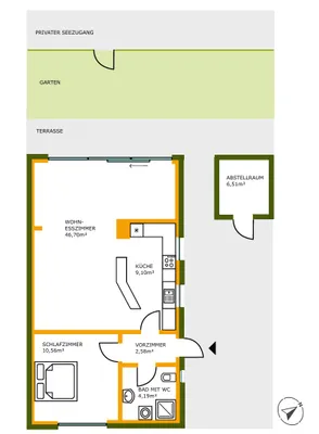 2-Zimmer-Haus kaufen in Bruck an der Leitha – 63 m², € 138.000 – Bild 24 von 24