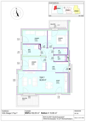 4-Zimmer-Wohnung kaufen in Gänserndorf – 83,73 m², € 489.020 – Bild 10 von 10