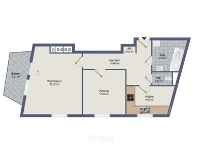2-Zimmer-Wohnung kaufen in Graz – 60 m², € 199.000 – Bild 14 von 14