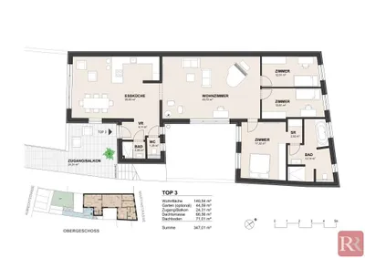 5-Zimmer-Wohnung kaufen in Tulln – 140,45 m², € 749.000 – Bild 15 von 15