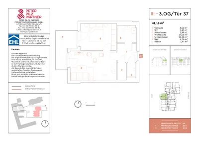 2-Zimmer-Wohnung mieten in Wien – 41,18 m², € 929 – Bild 11 von 17