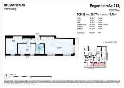 3-Zimmer-Wohnung mieten in Wien – 59 m², € 1.475 – Bild 14 von 14