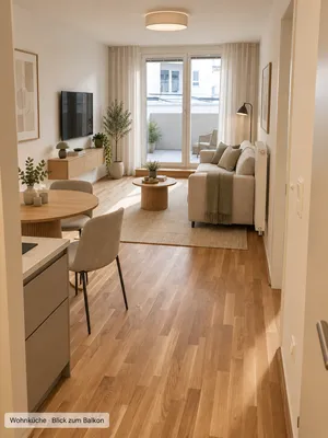 2-Zimmer-Wohnung mieten in Wien – 44 m², € 916