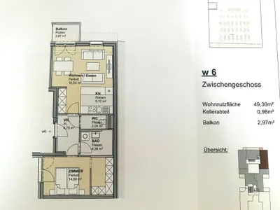 2-Zimmer-Immobilie mieten in Wien – 49,03 m², € 1.111 – Bild 16 von 16